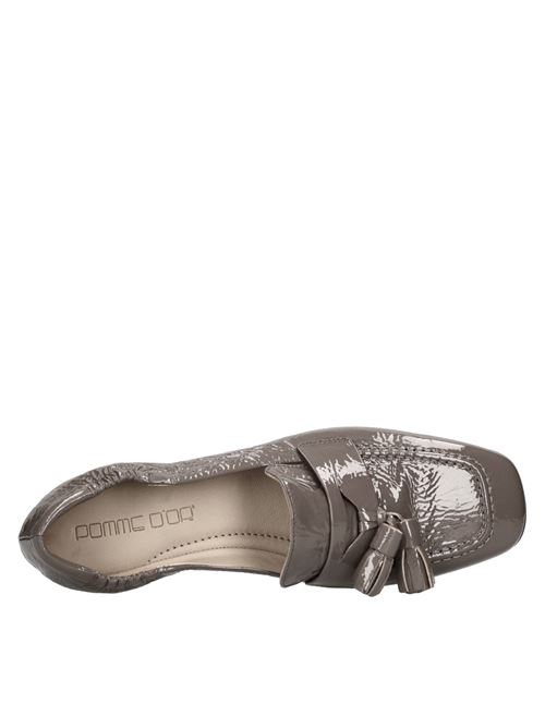 Shiny leather loafers POMME D'OR | 0751A NAPLAKTAUPE